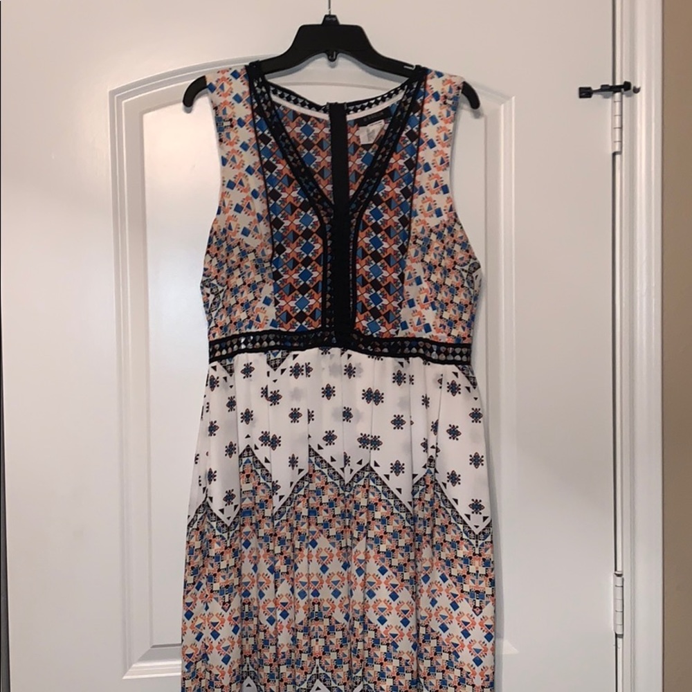 Aztec dress💙🖤💙🖤